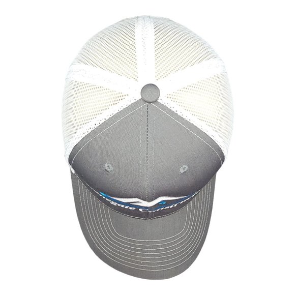 Stonegate Construction Mesh Snapback Cap Trucker Baseball Hat Cobra Gray White - Picture 6 of 12